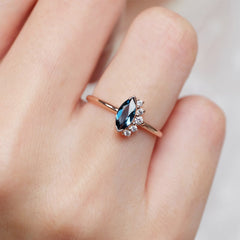 Ocean Mirage Topaz Ring