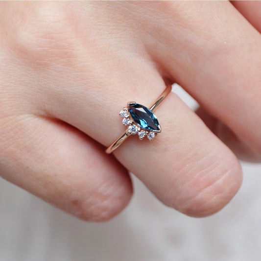 Ocean Mirage Topaz Ring