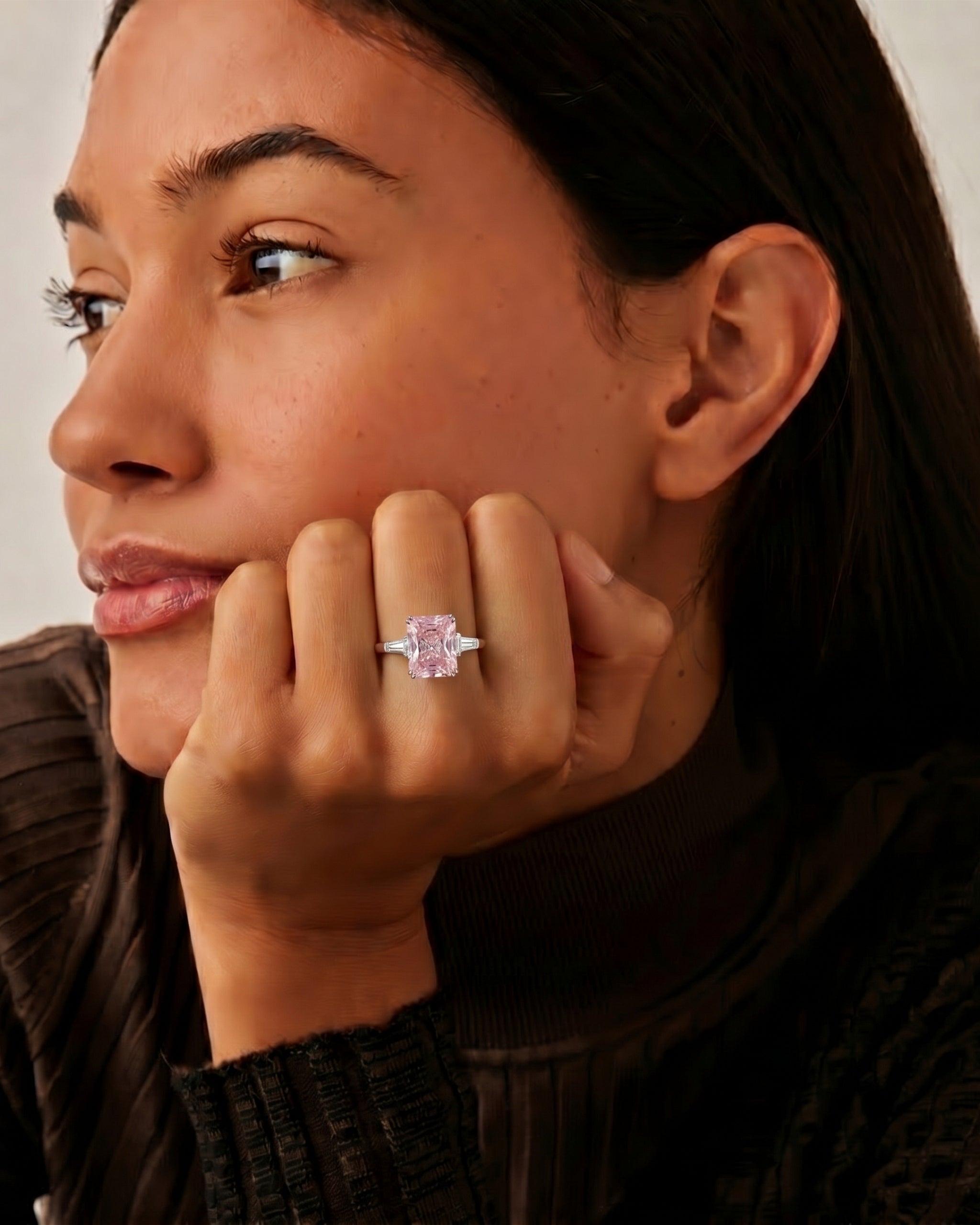 Pink Frost CZ Gem