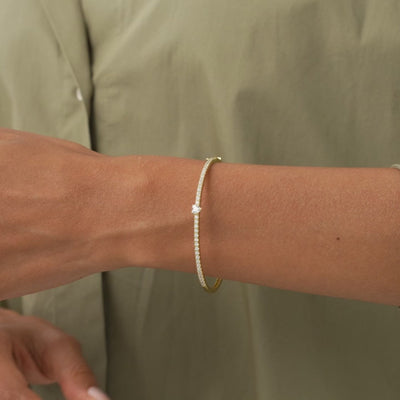 Heart Shaped and Round Bangle