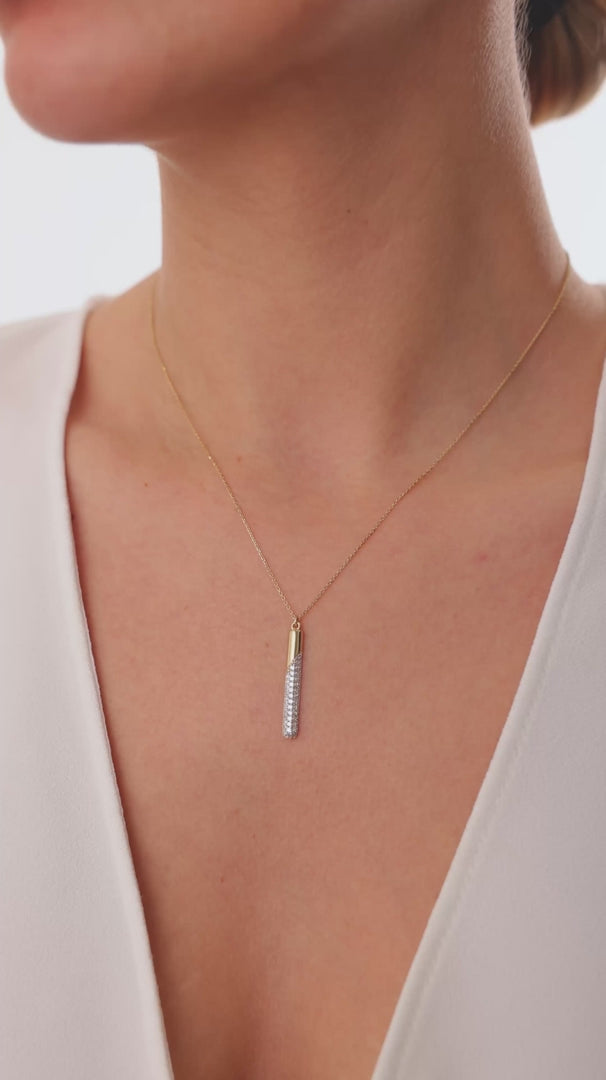 Vertical Bar Necklace