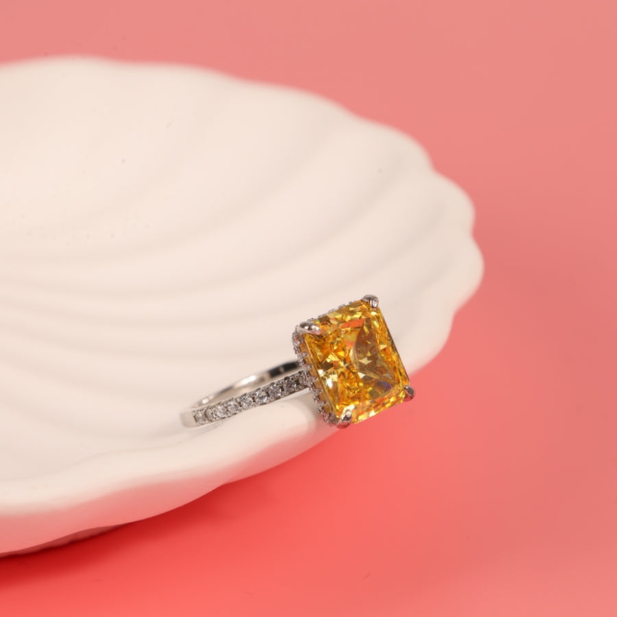 Crushed Ice Stone Ring